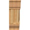 Ekena Millwork Traditional Traditional Rough Sawn Bracket w/ Offset Brace, Western Red Cedar, 8"W x 18"D x 22"H BKT0806X18X22TRA01RWR - alternate 3